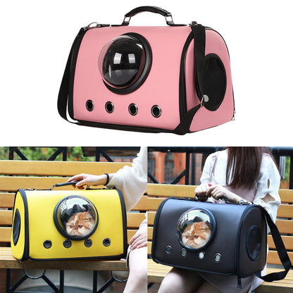 Pet carrier backpack / travel backpack for cats & small dogs