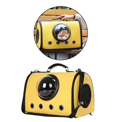 Pet carrier backpack / travel backpack for cats & small dogs