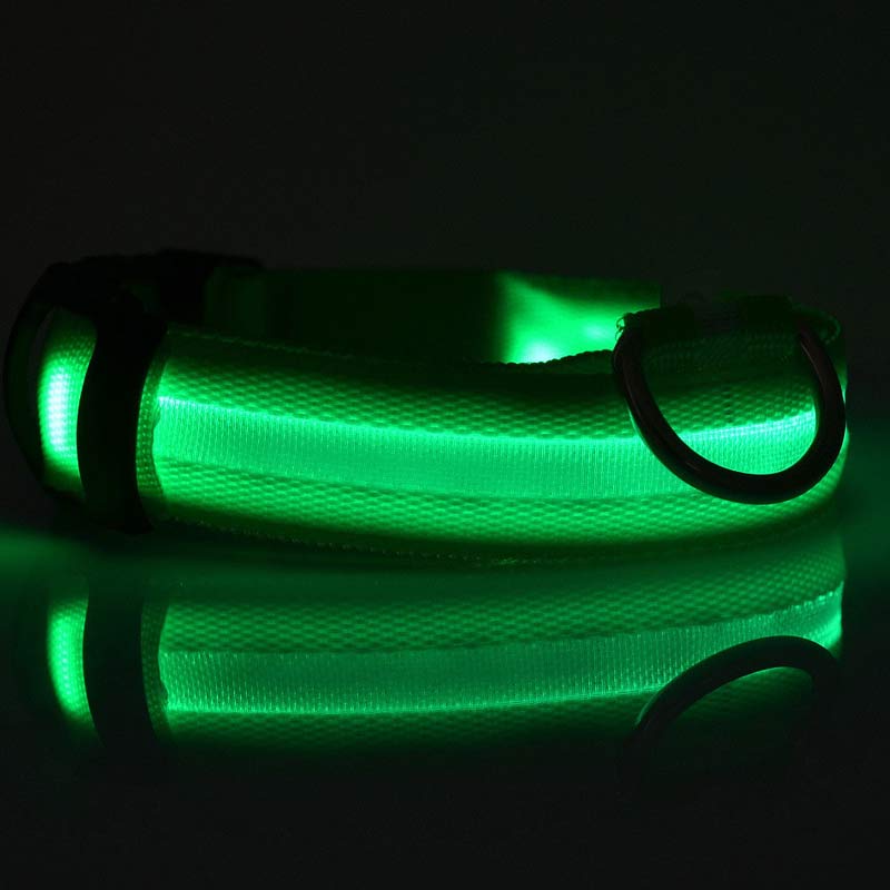 LED Dog & Cat Collar for Night Walks | Rechargeable Pet Collar
