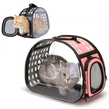 Breathable Pet Backpack Carrier for Cats & Small Dogs