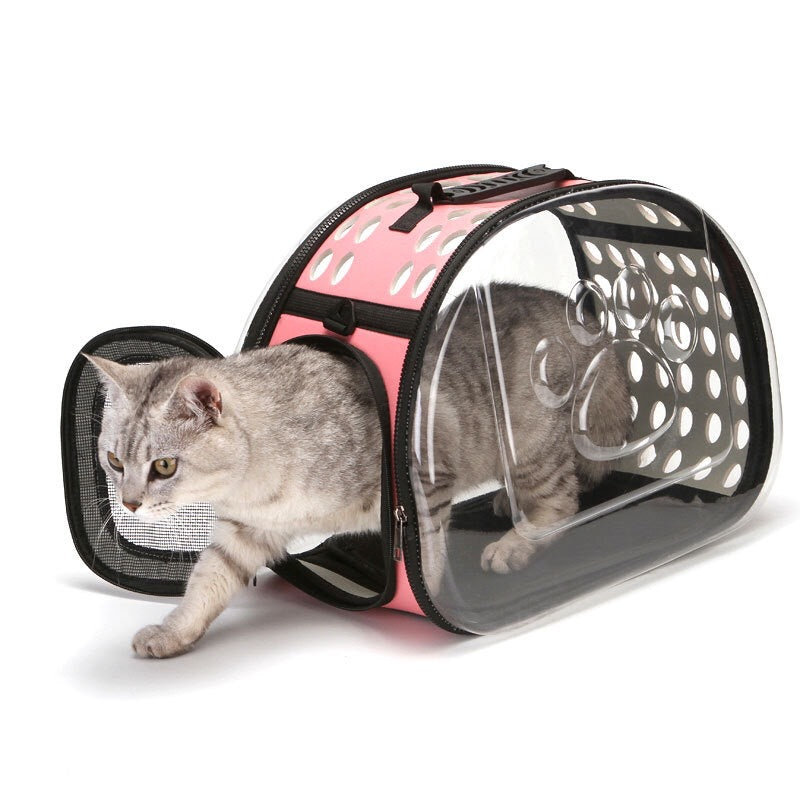 Breathable Pet Backpack Carrier for Cats & Small Dogs