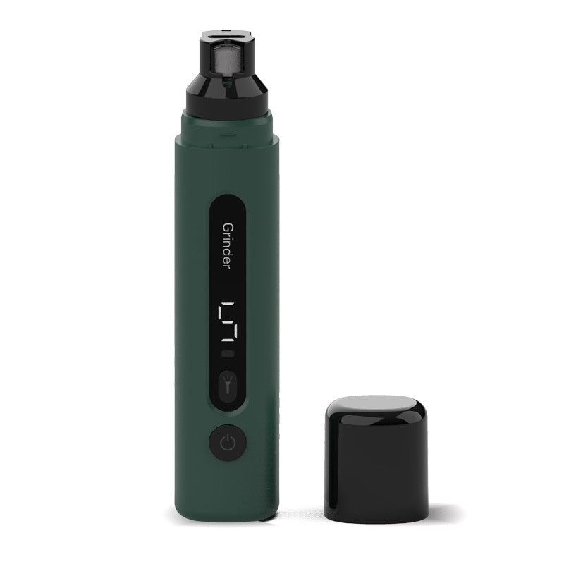 Dog & Cat Nail Grinder – Quiet Rechargeable Trimmer with LED Light