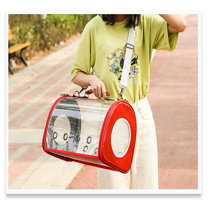 Transparent Pet Carrier Backpack for Cats & Small Dogs