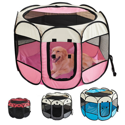 Foldable Pet Playpen for Dogs and Cats Indoor Outdoor Waterproof