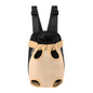 Legs-out dog carrier bag with open top design