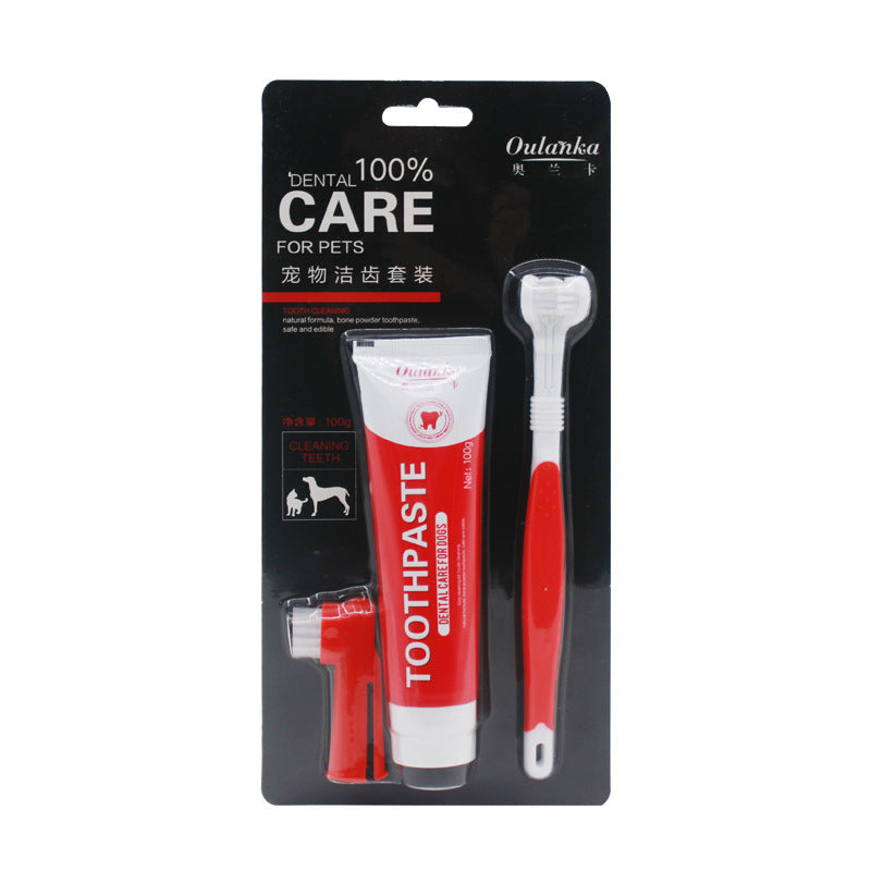 Pet Toothbrush Set for Dogs &amp; Cats