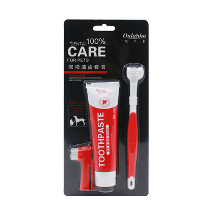 Pet Toothbrush Set for Dogs &amp; Cats