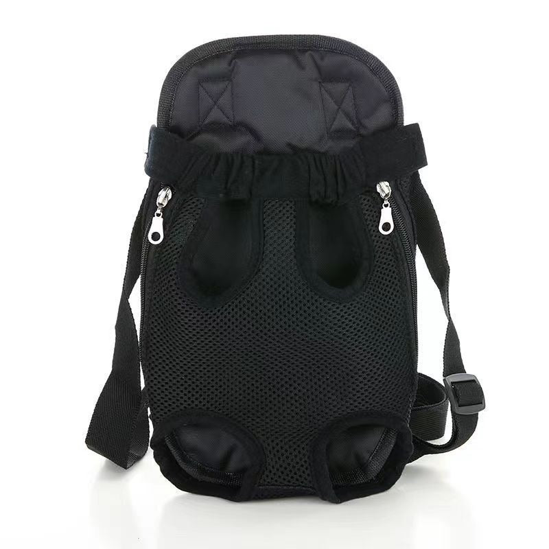Hands-free pet carrier backpack for small dogs