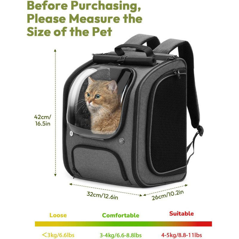 Cat Travel Backpack Carrier with Window | Cats & Small Dogs