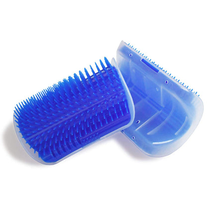 Cat Self Grooming Arch Brush – Wall Mounted Pet Groomer for Shedding Control