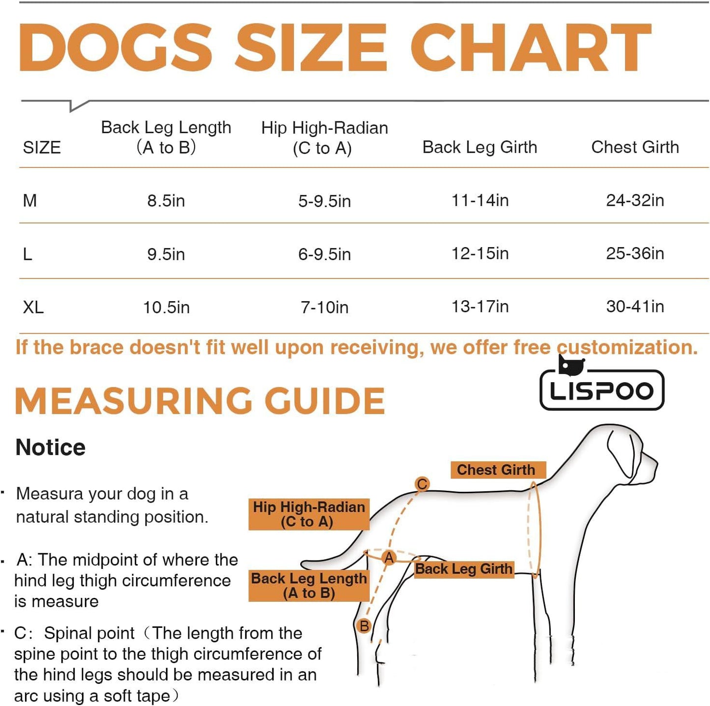 Dog ACL Knee Brace for Hip Dysplasia & Joint Pain Support