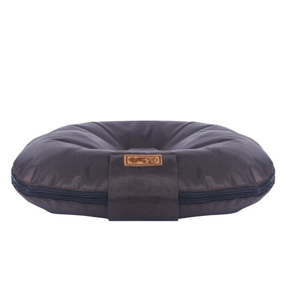Soft donut dog bed for small dogs, washable and comfortable pet sleeping bed