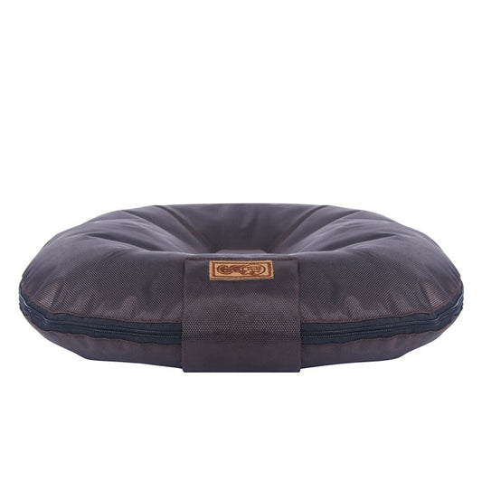 Soft donut dog bed for small dogs, washable and comfortable pet sleeping bed