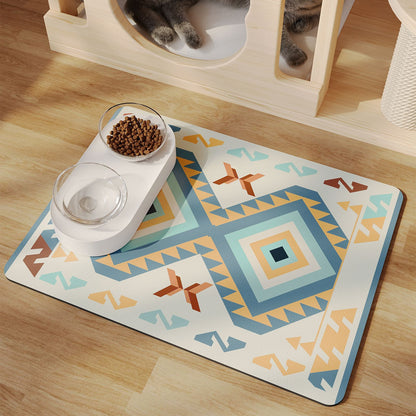 Waterproof Pet Feeding Mat for Dogs & Cats | Non-Slip Food Bowl Mat