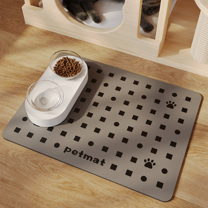 Waterproof Pet Feeding Mat for Dogs & Cats | Non-Slip Food Bowl Mat