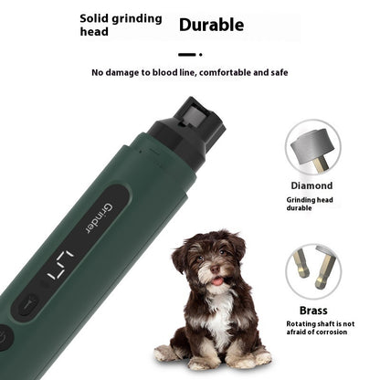 Electric nail grinder for dogs and cats
