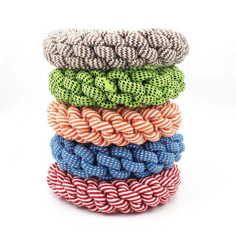 Large knot cotton rope toy for dogs